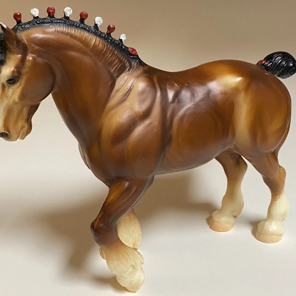 Breyer Clydesdale Stallion Bay Horse Bald Face. Hess 1972 - 1986 Vintage - Picture 1 of 7